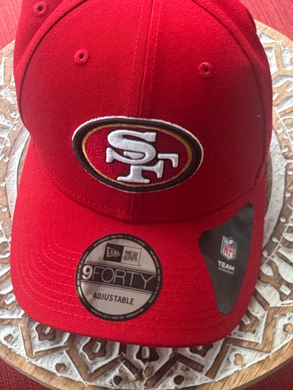 New Era San Francisco 49ers Red 9FORTY Adjustable Cap